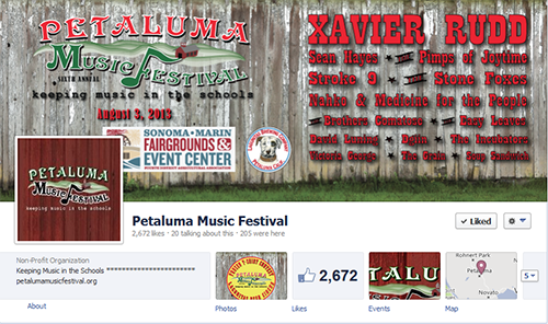 Petaluma Music Festival Facebook Page